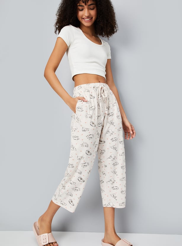 Women Printed Capris - Pack of 2