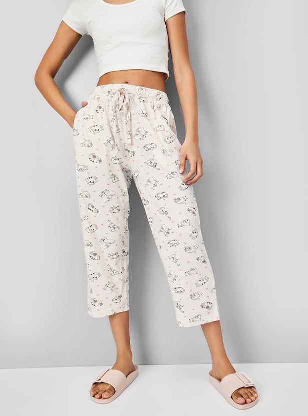 Women Printed Capris - Pack of 2