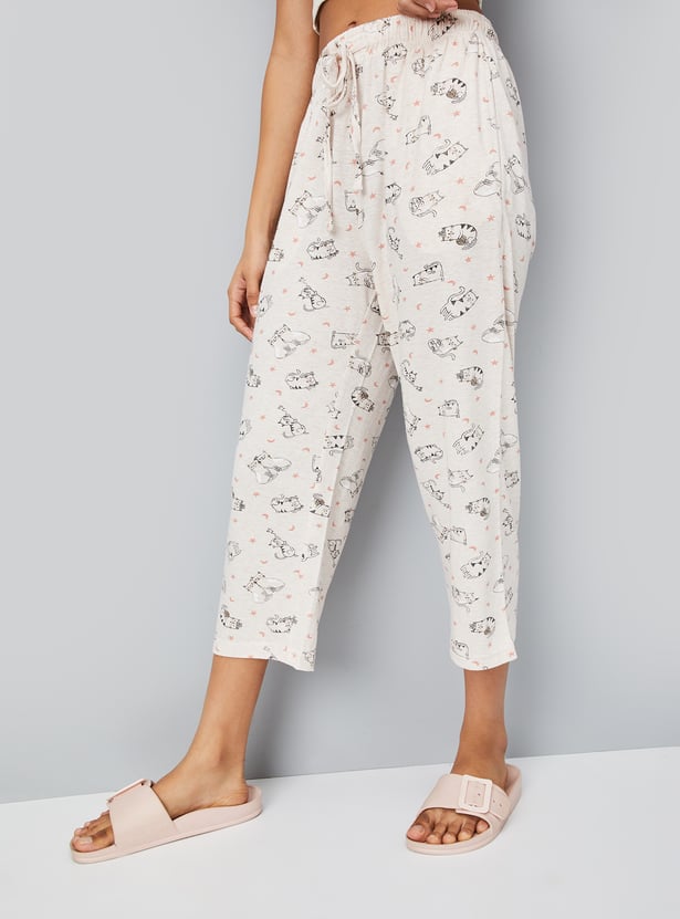 Women Printed Capris - Pack of 2