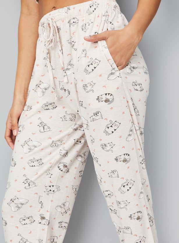 Women Printed Capris - Pack of 2