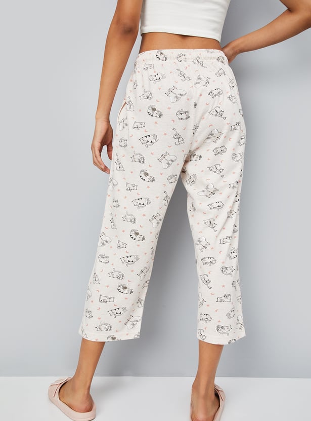 Women Printed Capris - Pack of 2