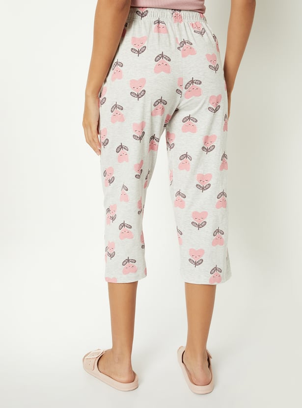 Women Printed Capris - Pack of 2