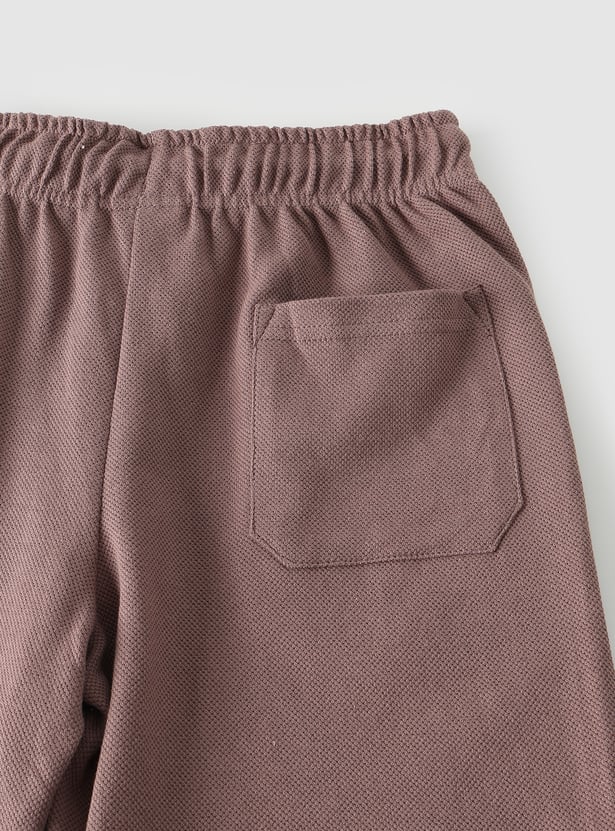 Boys Solid Shorts - Pack of 2