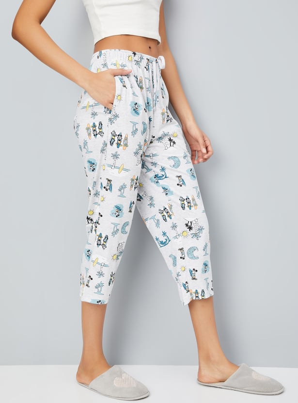 Women Printed Capris - Pack of 2