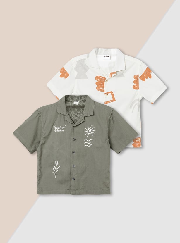 Boys Assorted Shirt - Pack of 2