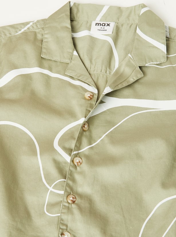 Boys Printed Resort Shirt - Pack of 2