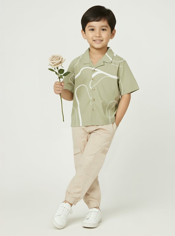 Boys Printed Resort Shirt - Pack of 2