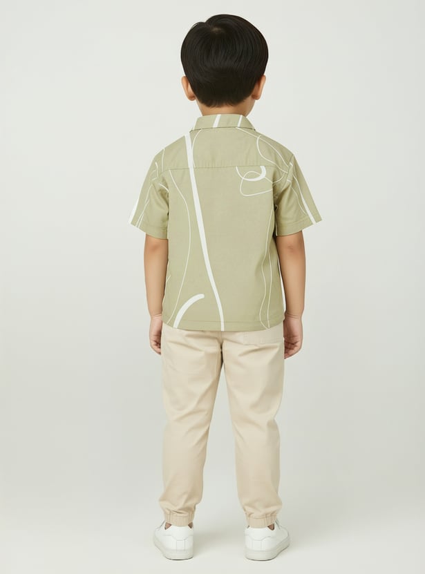 Boys Printed Resort Shirt - Pack of 2