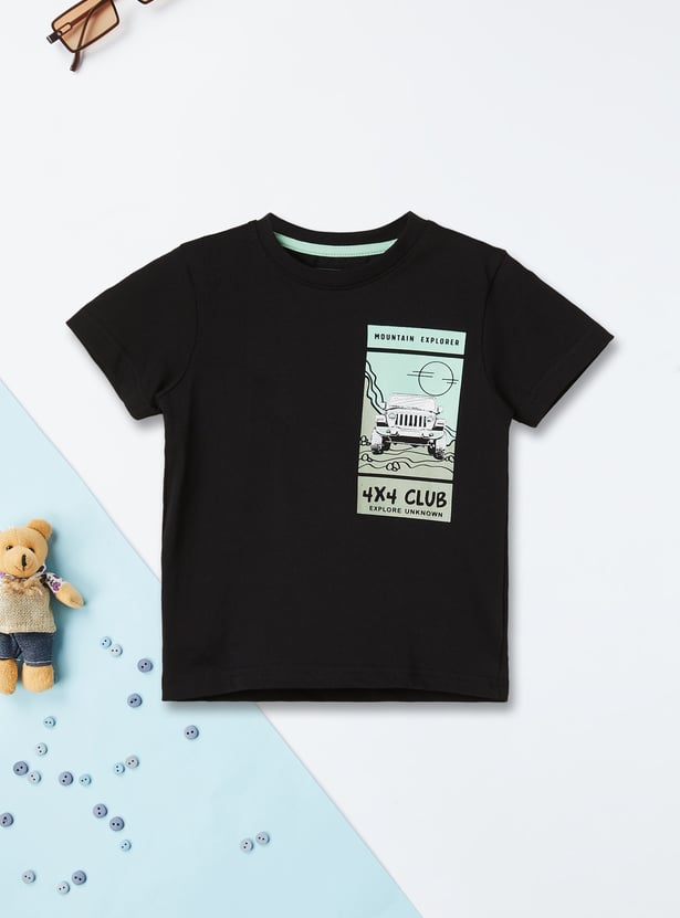 Boys Printed T-shirt - Pack of 2