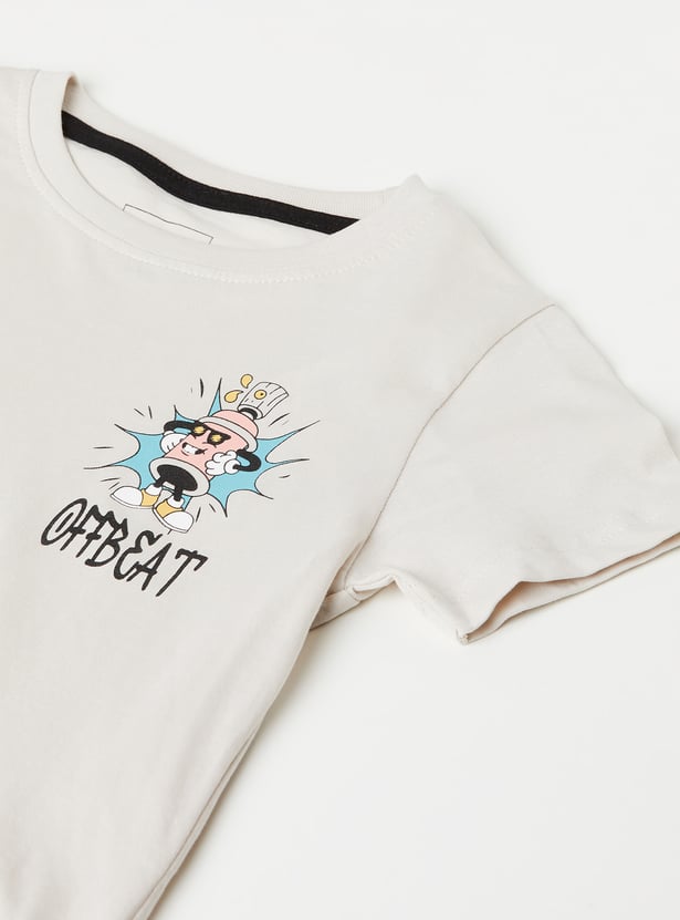 Boys Printed T-shirt - Pack of 2