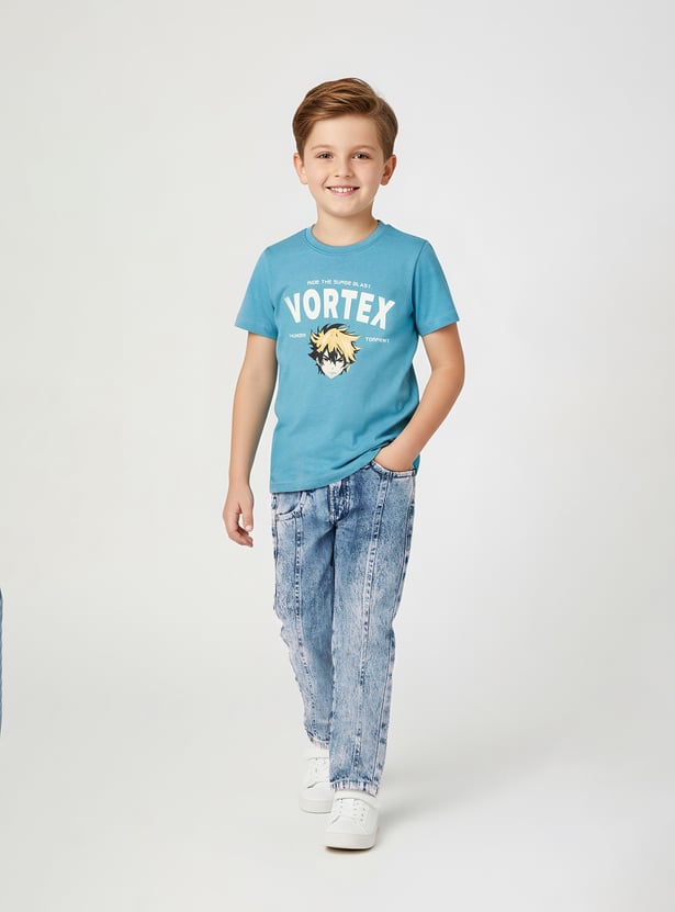 Boys Printed T-shirt - Pack of 2