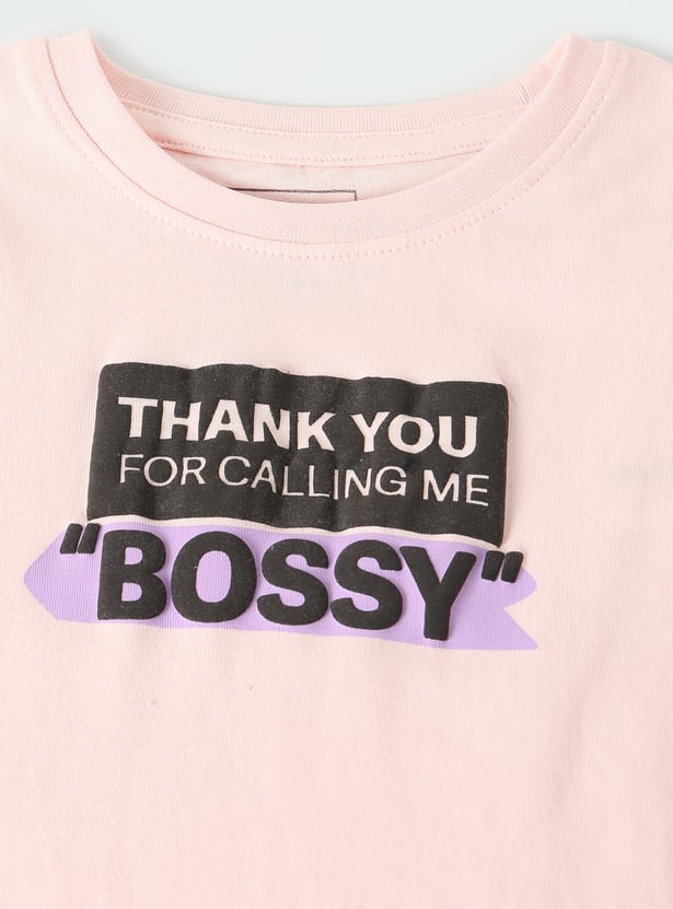 Girls Printed T-shirts - Pack of 2