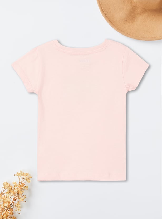 Girls Printed T-shirts - Pack of 2