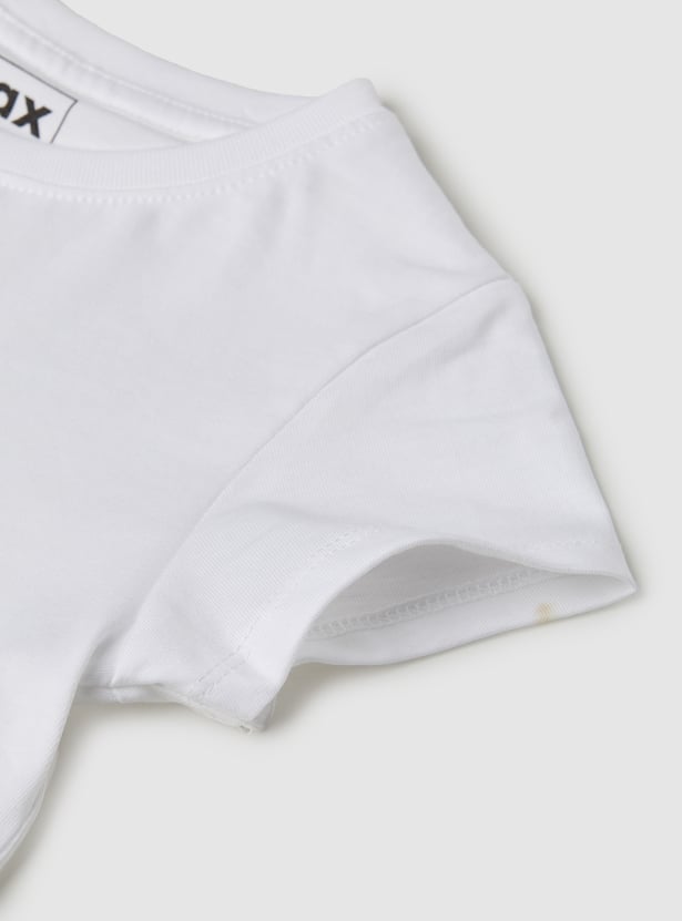 Girls Printed T-shirt - Pack of 2