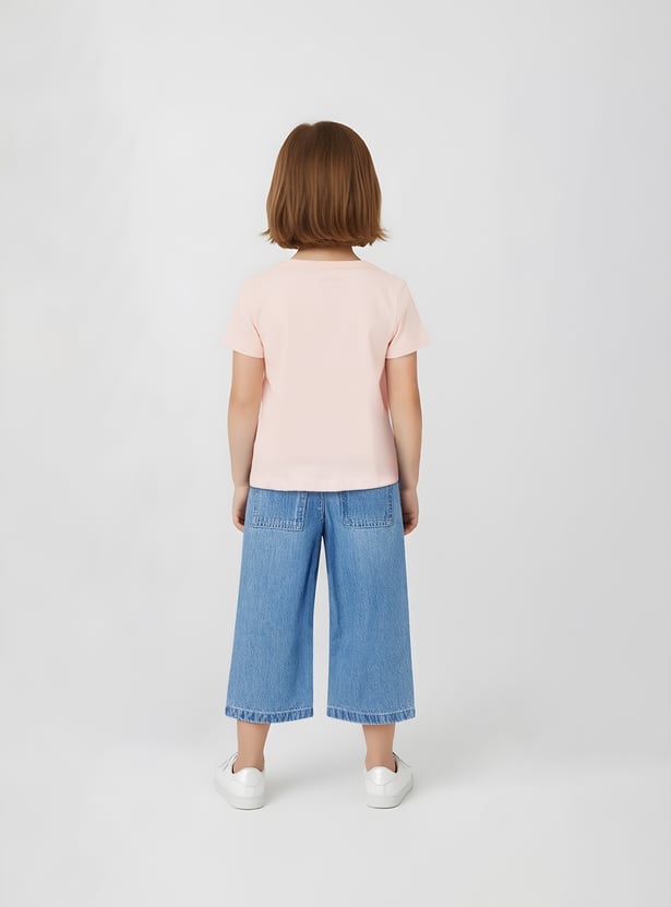 Girls Printed T-shirt - Pack of 2