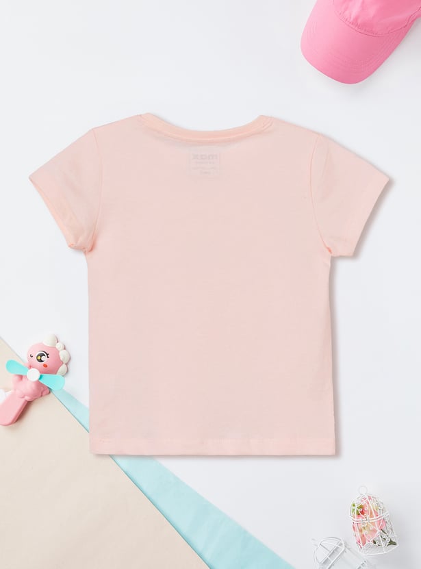 Girls Printed T-shirt - Pack of 2