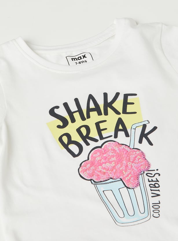 Girls Assorted T-shirt - Pack of 2