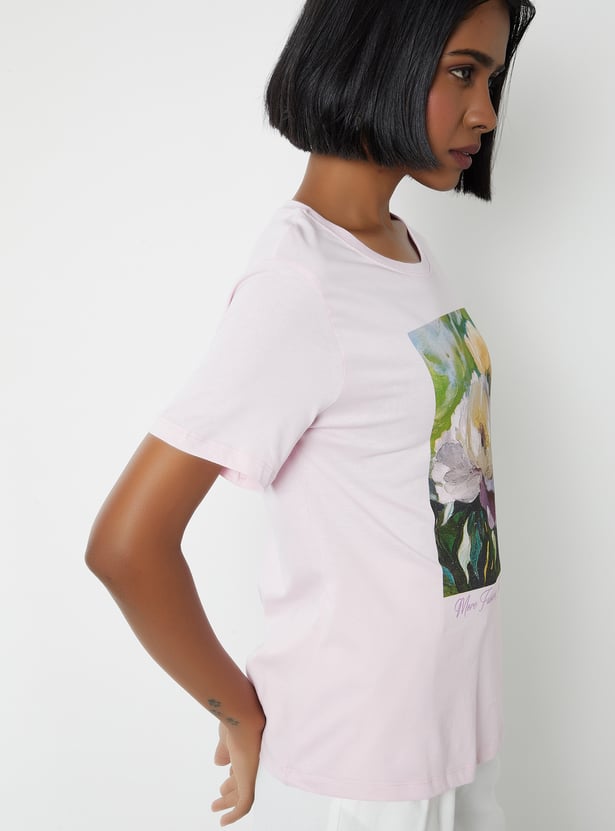 Women Printed T-shirt - Pack of 2