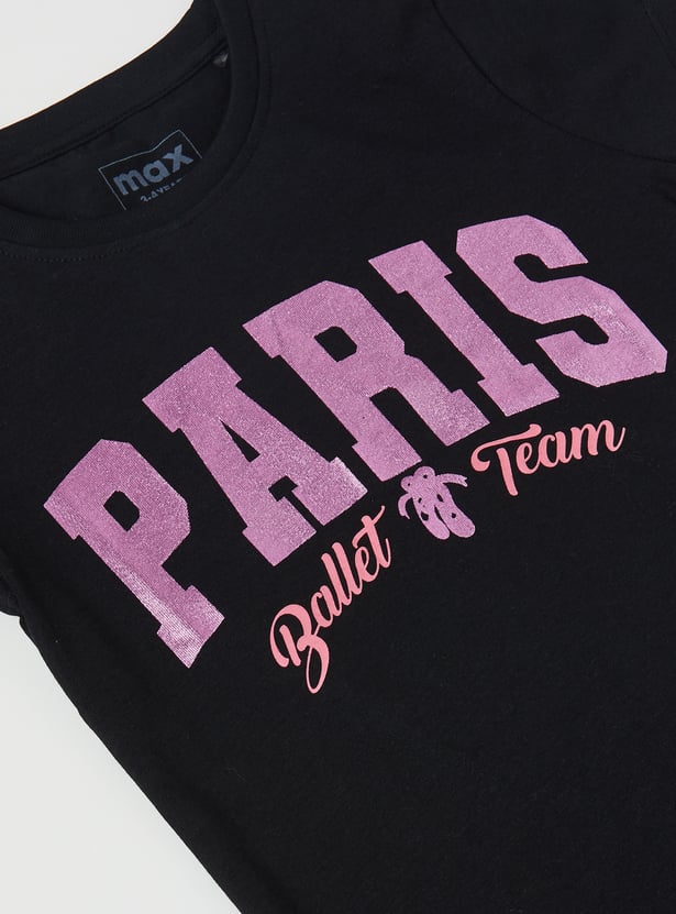 Girls Printed T-shirt - Pack of 2