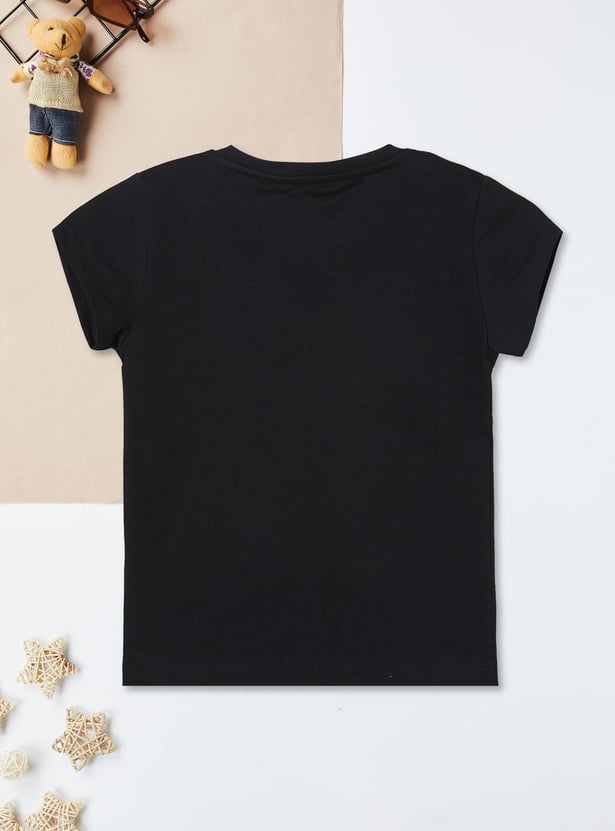 Girls Printed T-shirt - Pack of 2