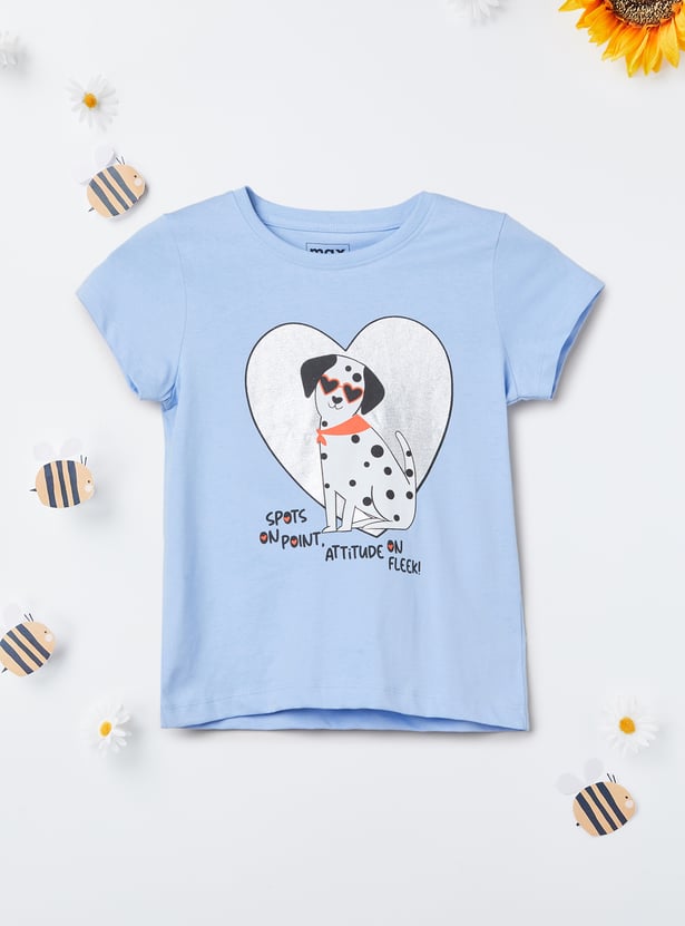 Girls Assorted T-shirt - Pack of 2