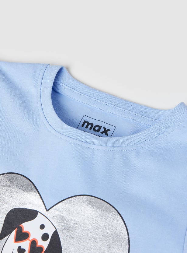 Girls Assorted T-shirt - Pack of 2