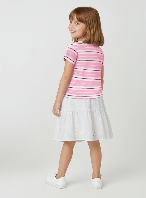 Girls Assorted T-shirt - Pack of 2