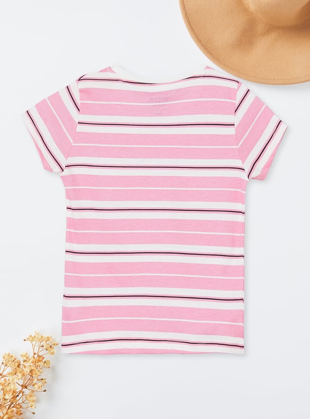 Girls Assorted T-shirt - Pack of 2