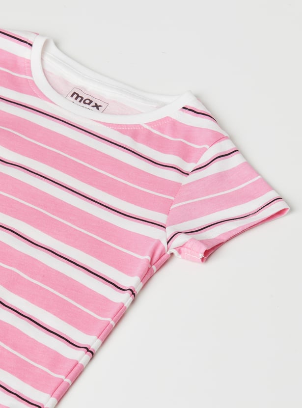 Girls Assorted T-shirt - Pack of 2