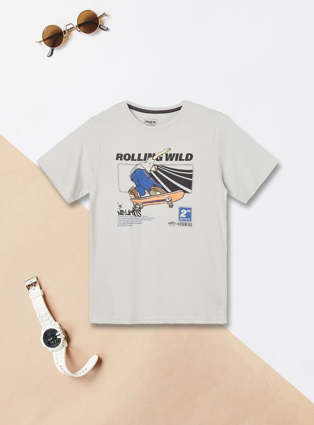 Boys Printed T-shirt - Pack of 2