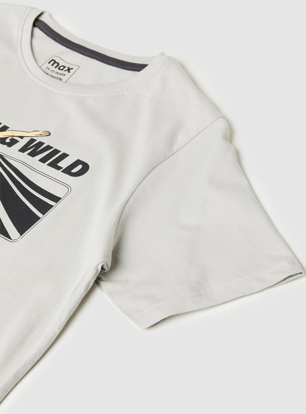 Boys Printed T-shirt - Pack of 2