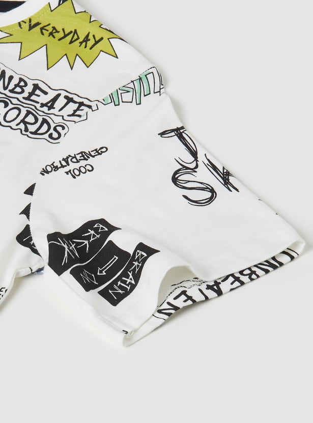 Boys Printed T-shirt - Pack of 2