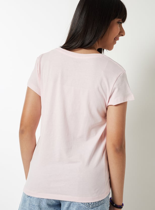 Girls Printed T-shirt - Pack of 2