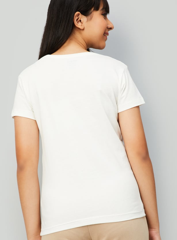 Girls Printed T-shirt - Pack of 2