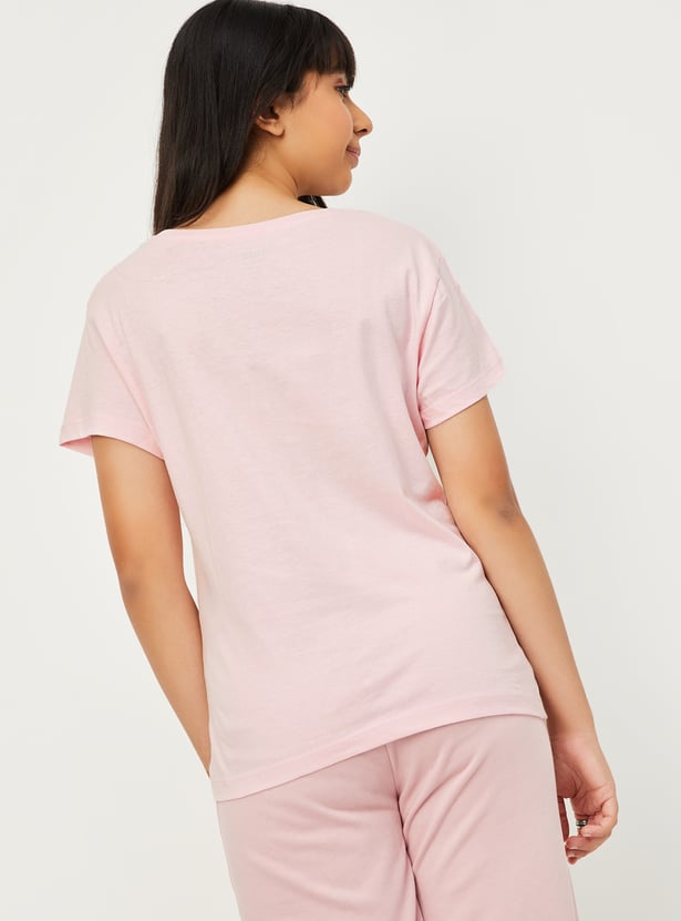 Girls Printed T-shirt - Pack of 2