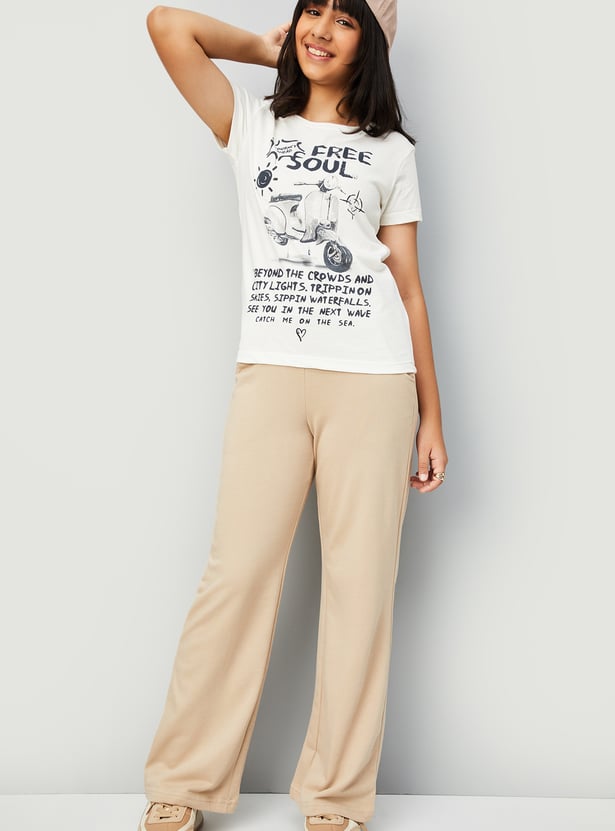 Girls Printed T-shirt - Pack of 2