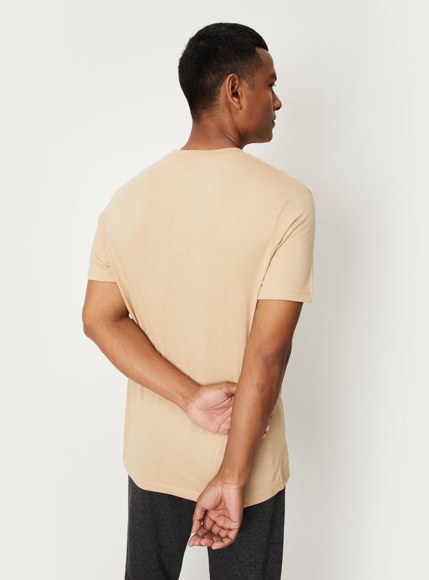 Men Solid Lounge T-shirt - Pack of 2