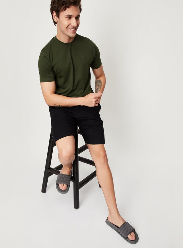 Men Solid Lounge T-shirt - Pack of 2