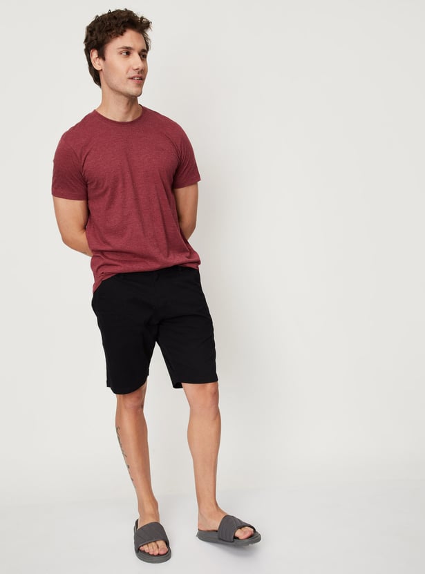 Men Solid Lounge T-shirt - Pack of 2