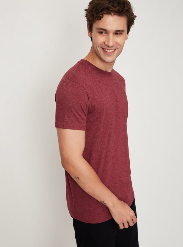 Men Solid Lounge T-shirt - Pack of 2