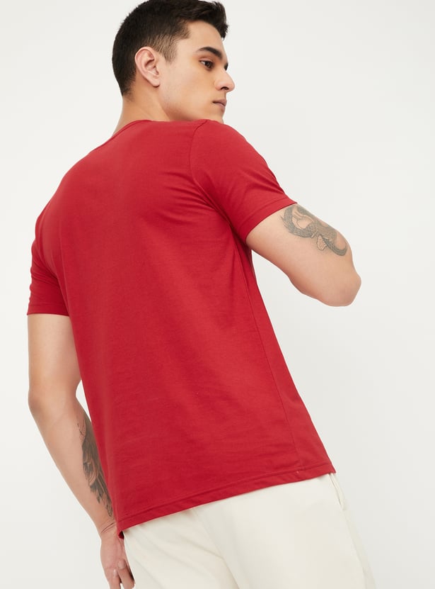 Men Solid Lounge T-shirt - Pack of 2