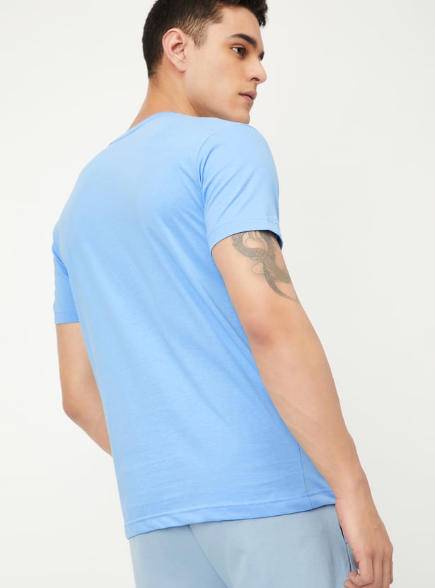 Men Solid Lounge T-shirt - Pack of 2