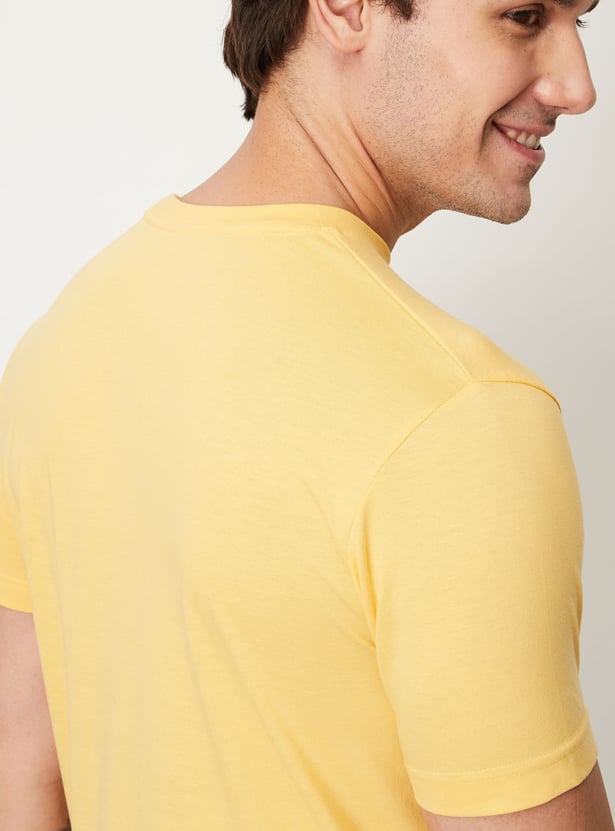 Men Solid Lounge T-shirt - Pack of 2