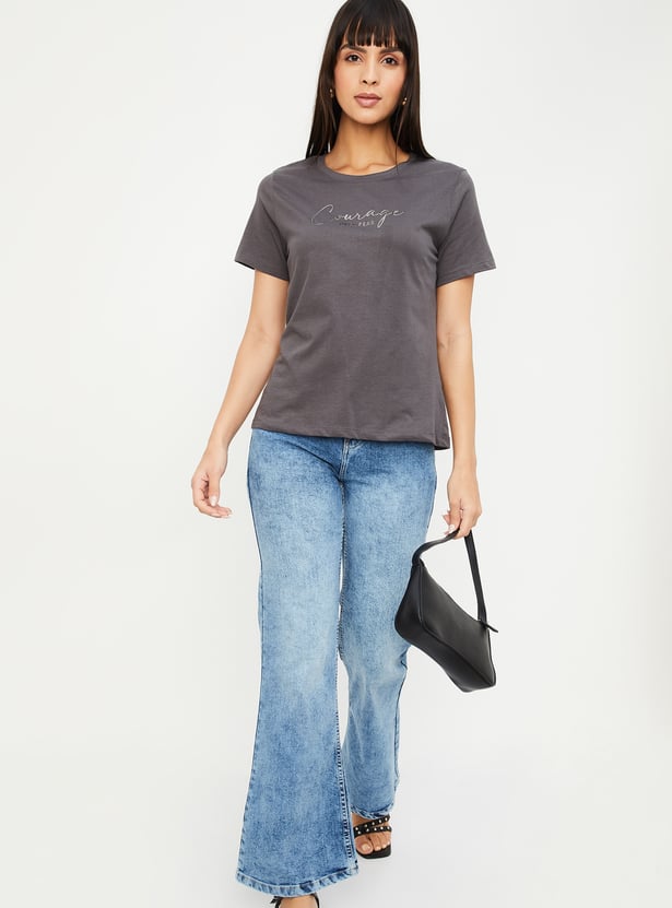 Women Printed T-shirt - Pack of 2