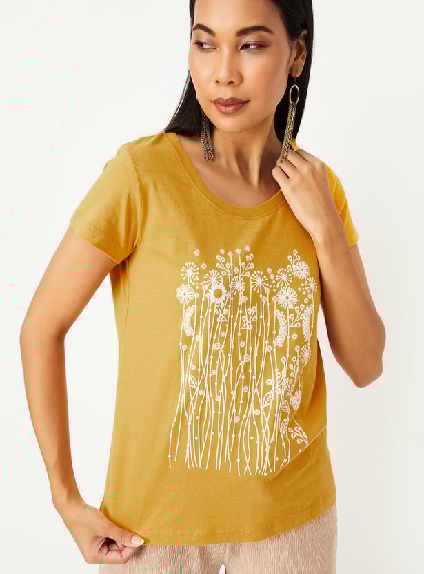 Women Printed T-shirt - Pack of 2
