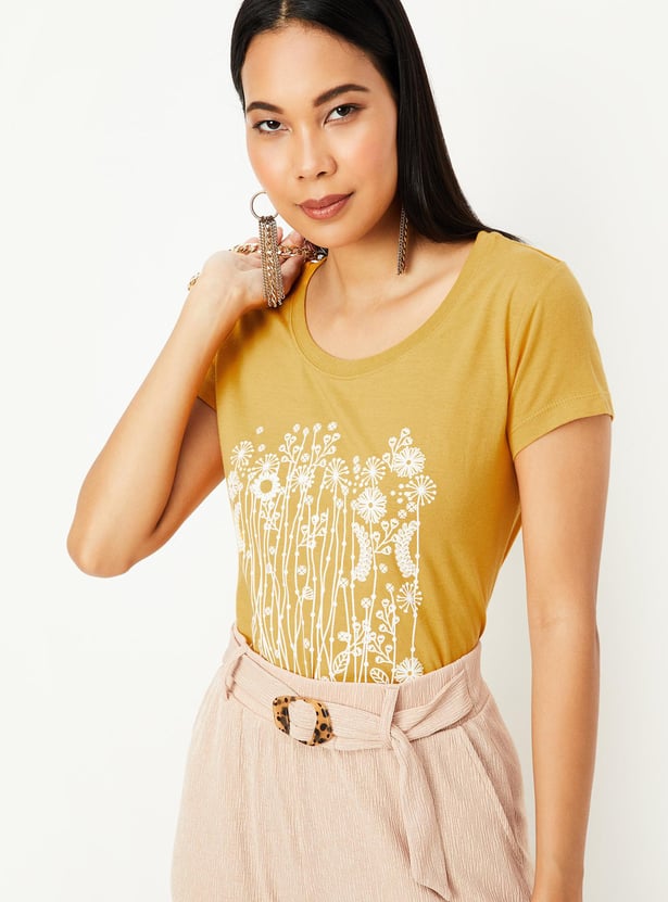 Women Printed T-shirt - Pack of 2