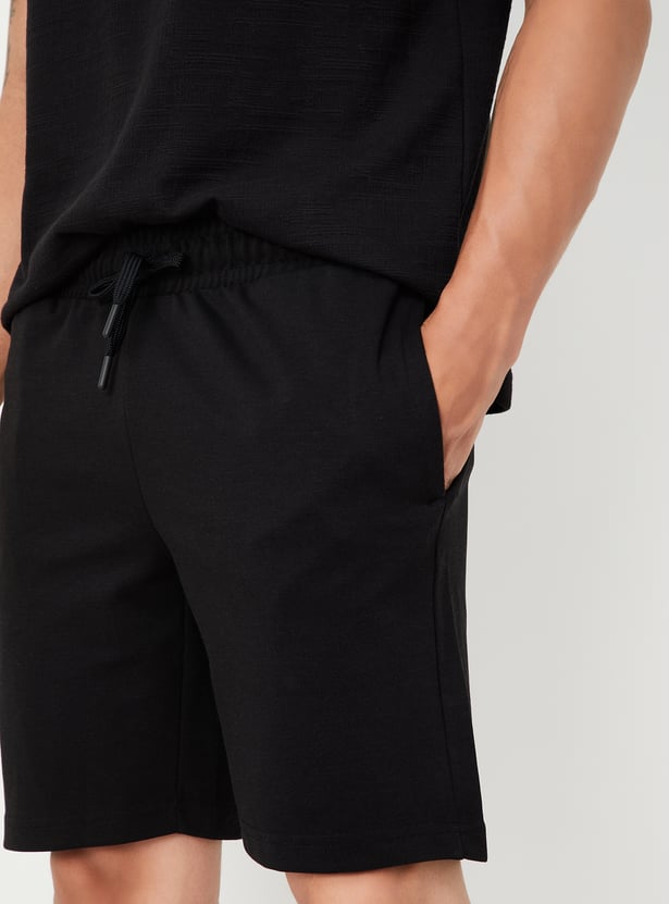 Men Solid Lounge Shorts - Pack of 2