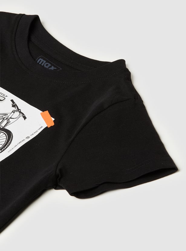 Boys Printed T-shirt - Pack of 2