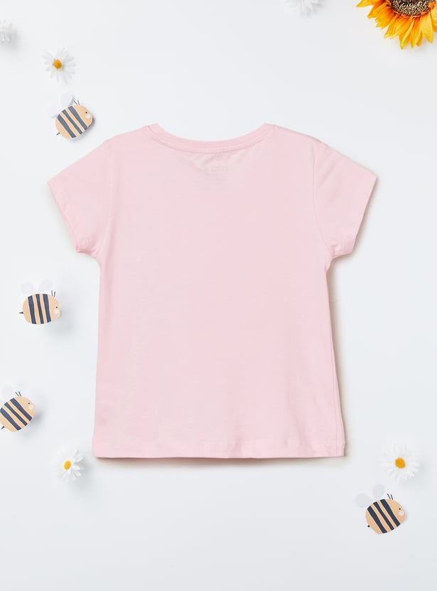 Girls Printed T-shirt - Pack of 2