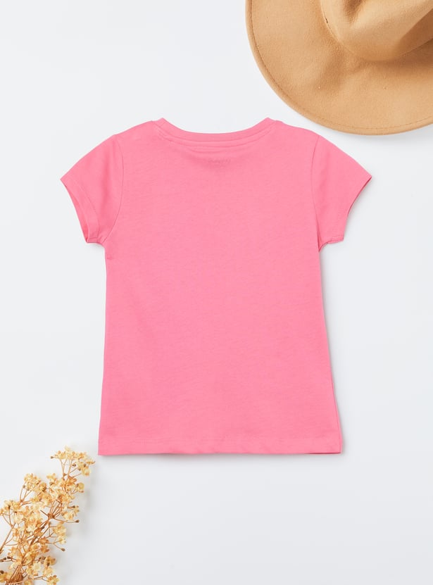 Girls Printed T-shirt - Pack of 2
